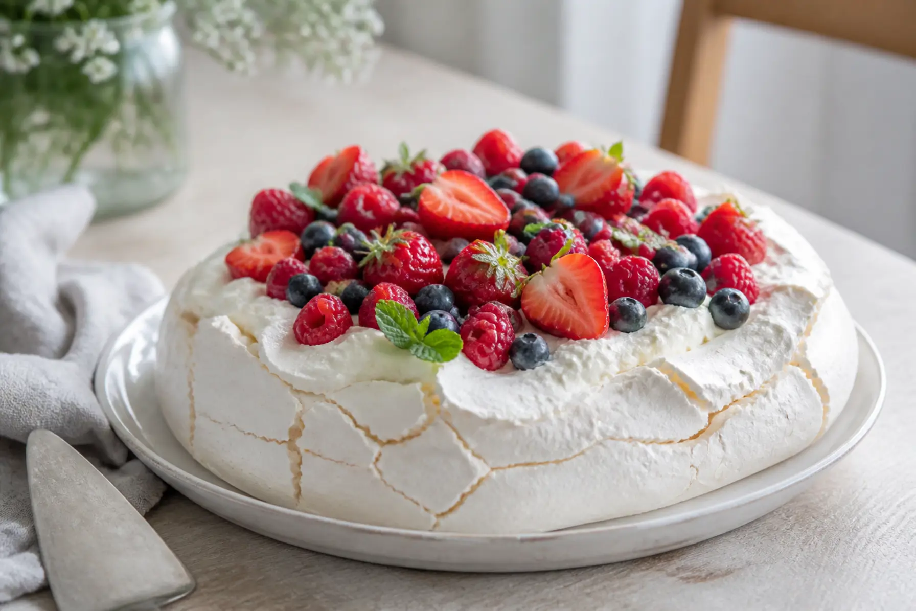 Sådan laver du sprød og luftig pavlova