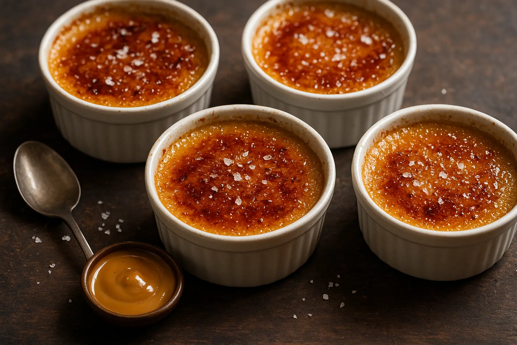 Creme brulee med tahinkaramel