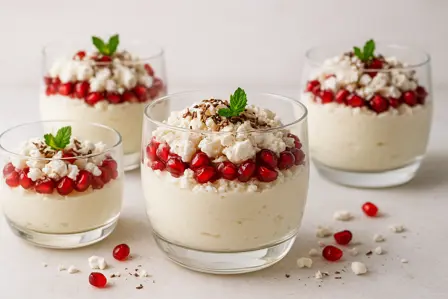 Hvid chokoladesky med granatæble og marengsknas